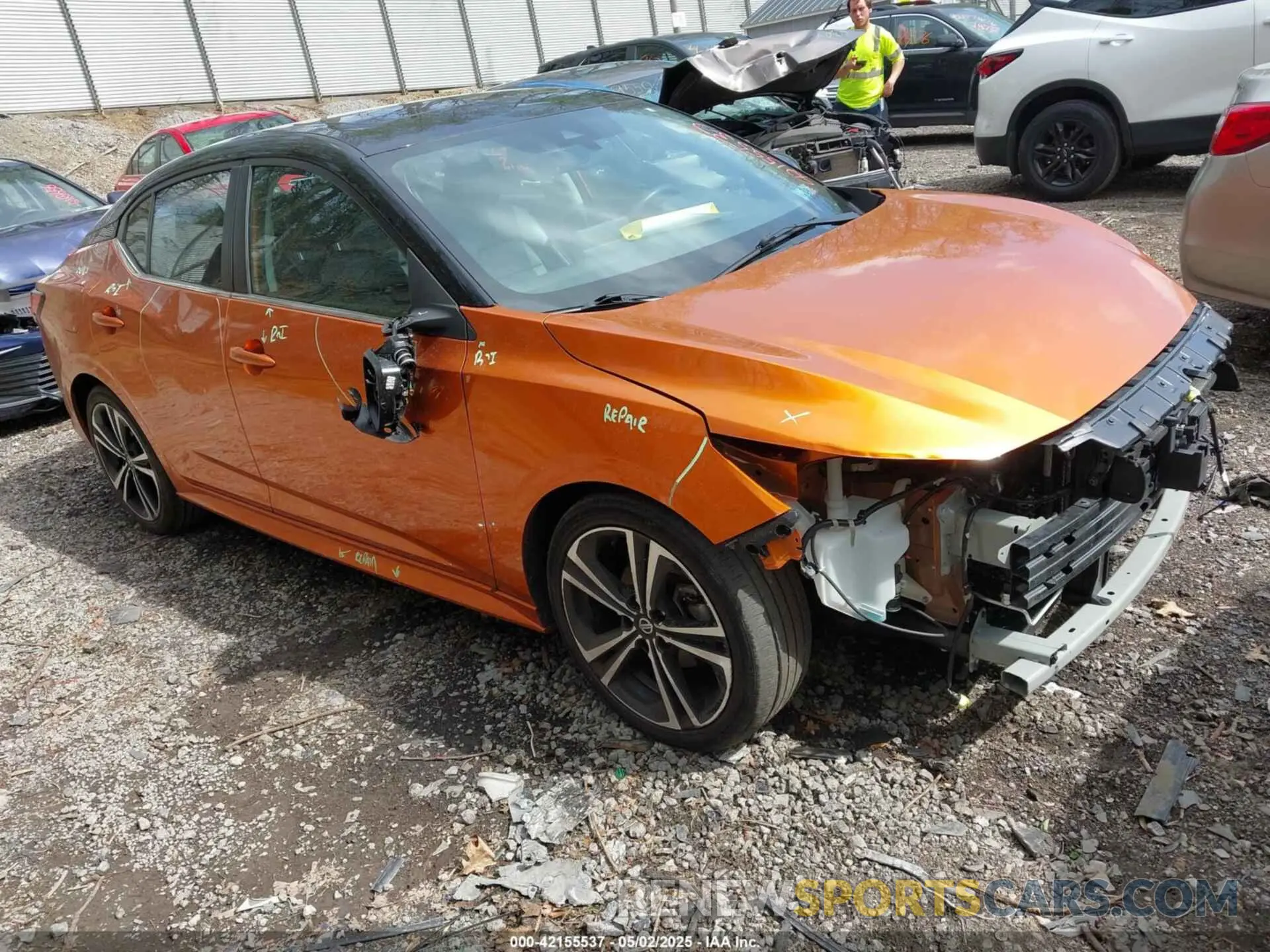 1 Photograph of a damaged car 3N1AB8DV2PY279070 NISSAN SENTRA 2023