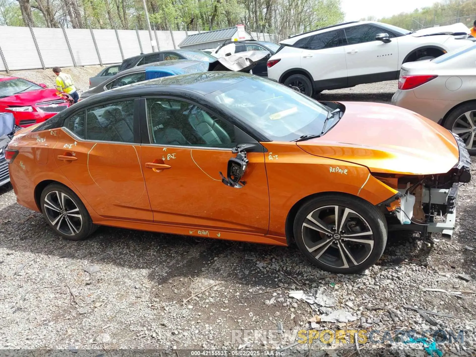 13 Photograph of a damaged car 3N1AB8DV2PY279070 NISSAN SENTRA 2023