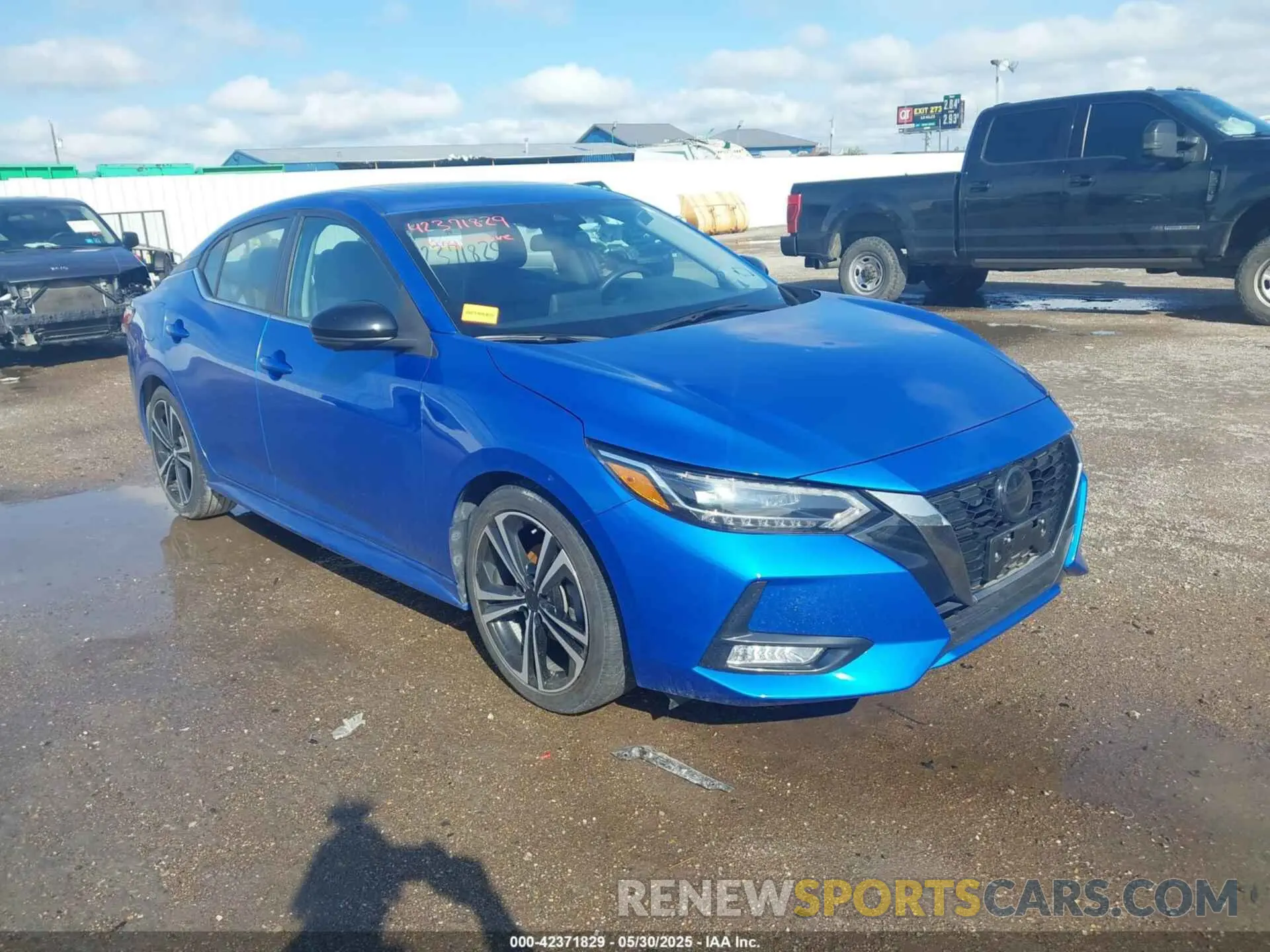 1 Photograph of a damaged car 3N1AB8DV2PY295950 NISSAN SENTRA 2023