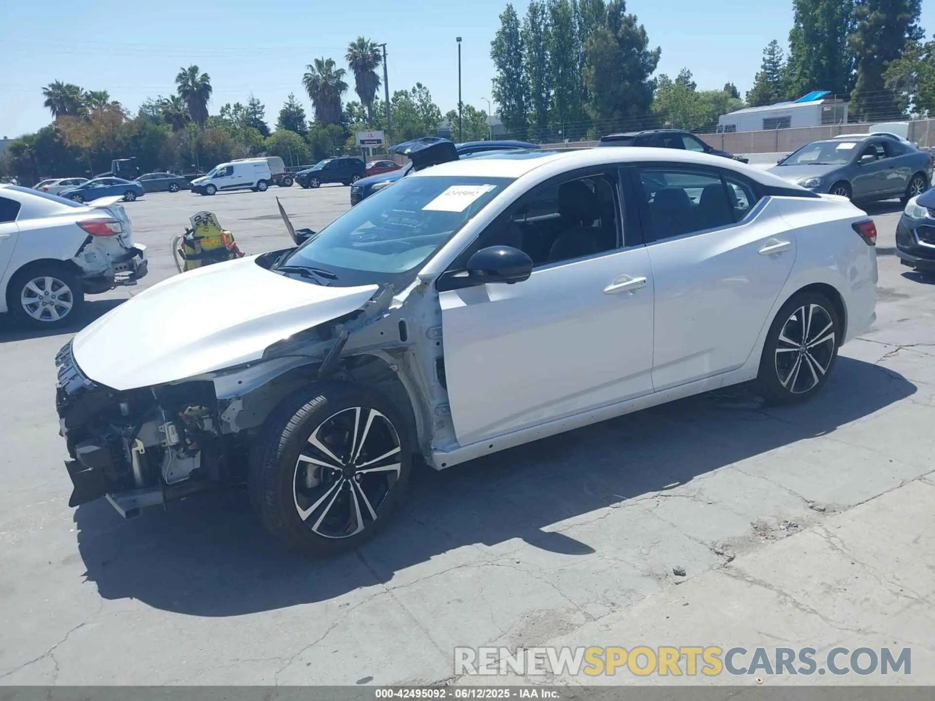 2 Photograph of a damaged car 3N1AB8DV2PY310561 NISSAN SENTRA 2023