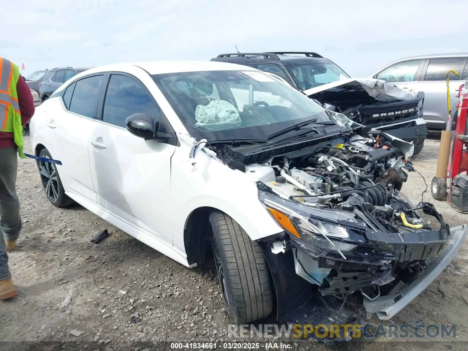 1 Photograph of a damaged car 3N1AB8DV2PY318207 NISSAN SENTRA 2023