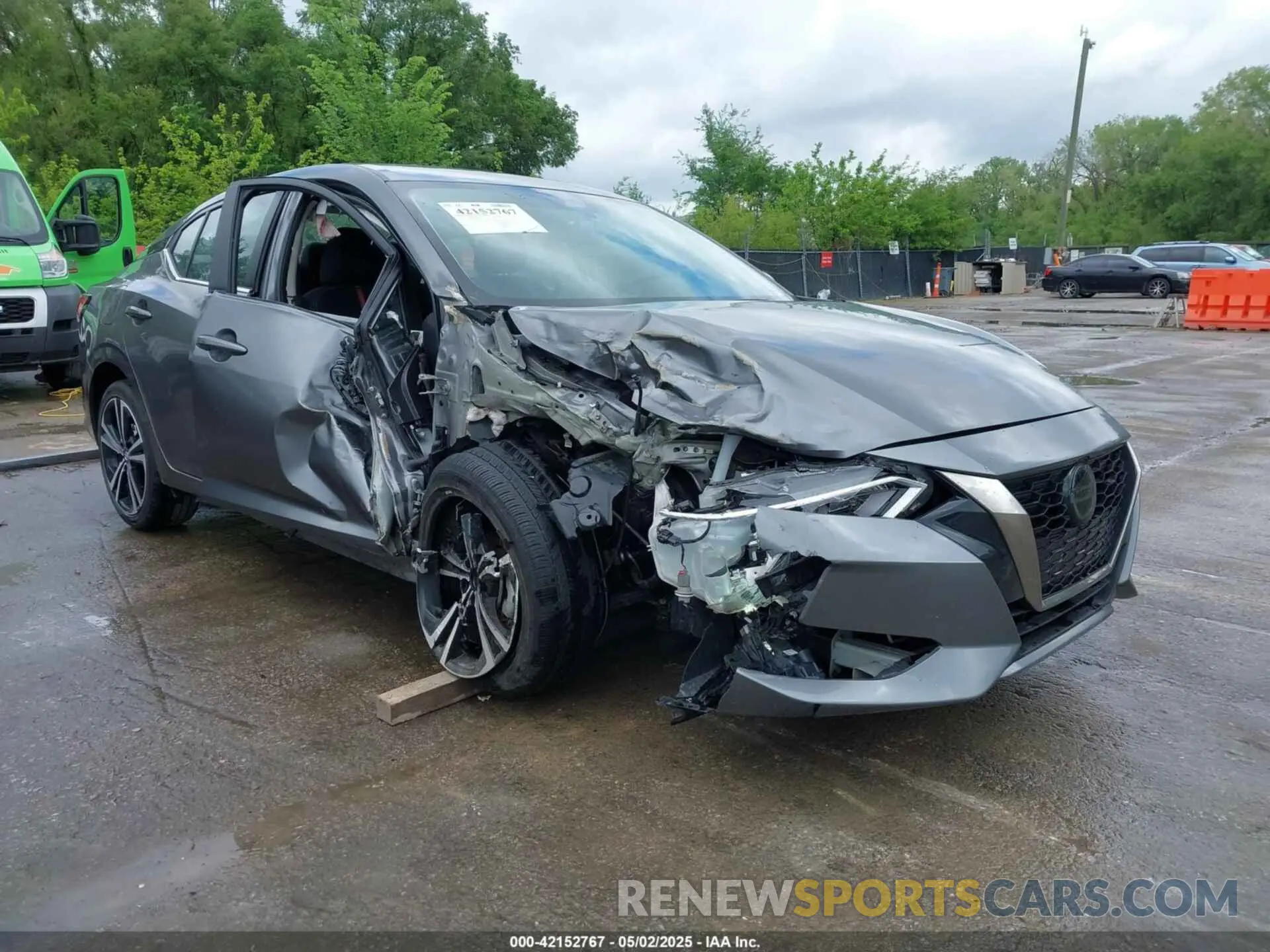 1 Photograph of a damaged car 3N1AB8DV2PY319535 NISSAN SENTRA 2023