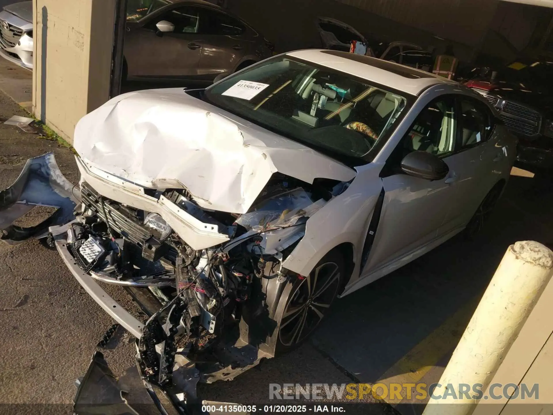 2 Photograph of a damaged car 3N1AB8DV4PY274873 NISSAN SENTRA 2023