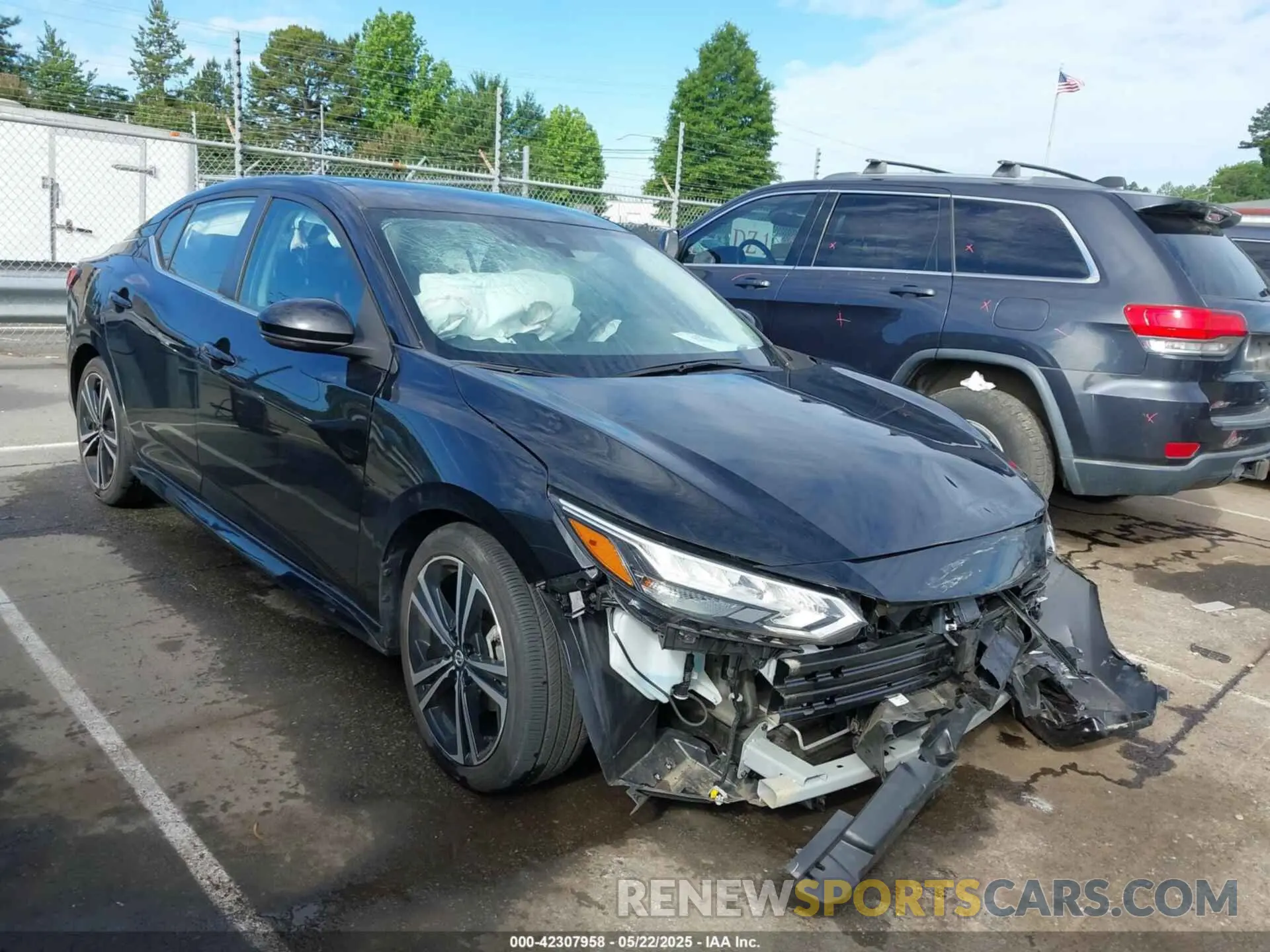 1 Photograph of a damaged car 3N1AB8DV5PY271741 NISSAN SENTRA 2023