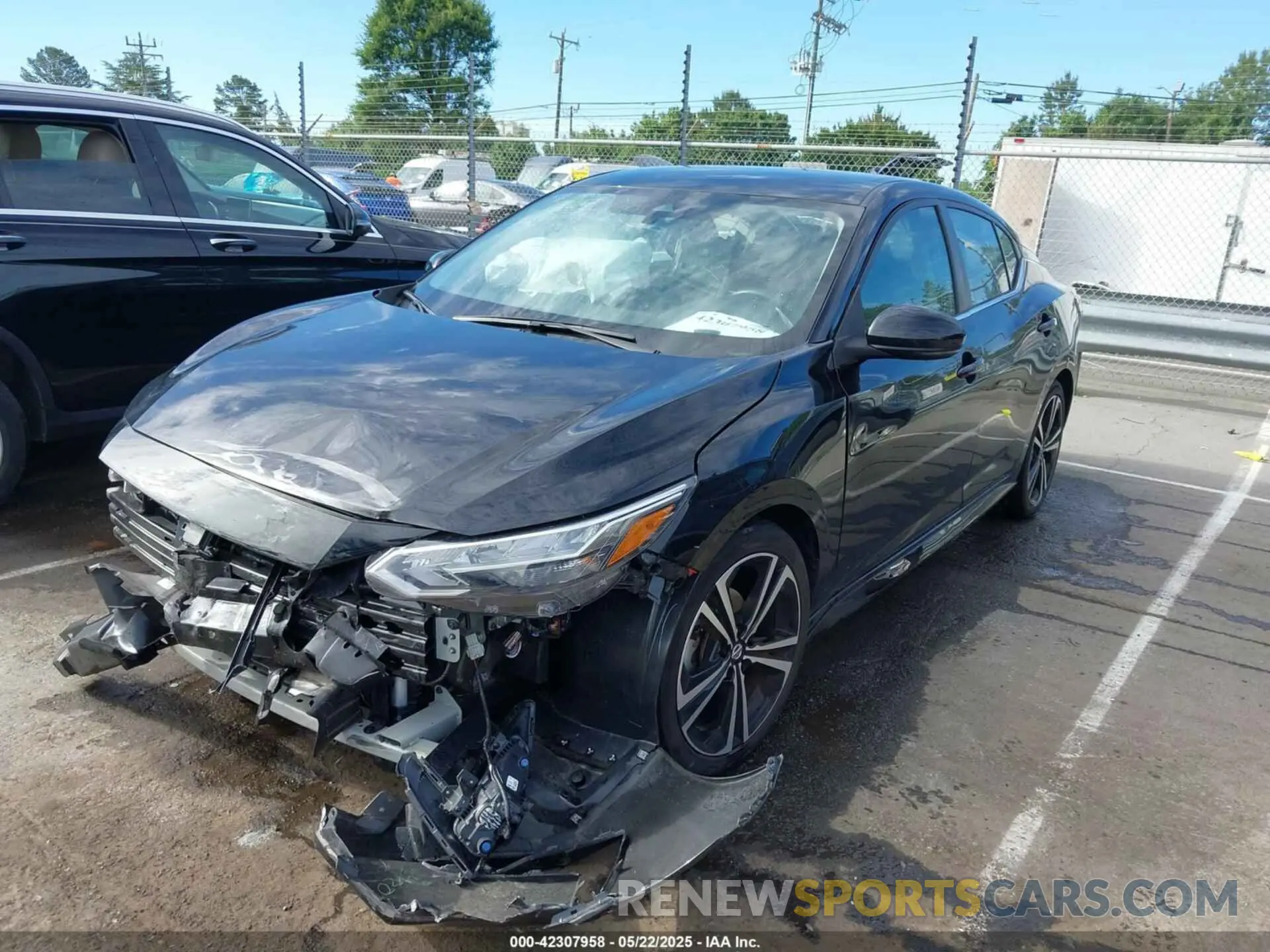 2 Photograph of a damaged car 3N1AB8DV5PY271741 NISSAN SENTRA 2023
