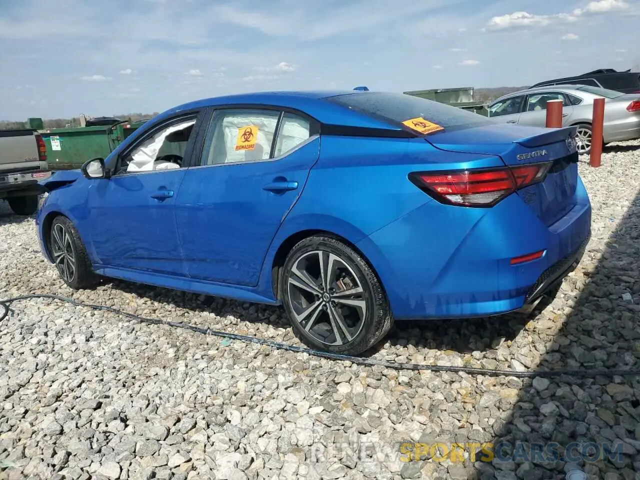2 Photograph of a damaged car 3N1AB8DV6PY228588 NISSAN SENTRA 2023