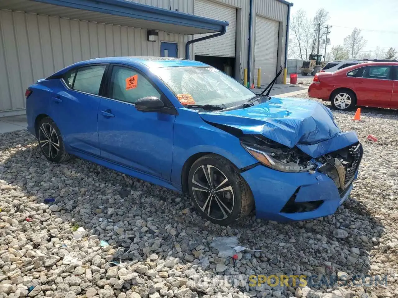 4 Photograph of a damaged car 3N1AB8DV6PY228588 NISSAN SENTRA 2023
