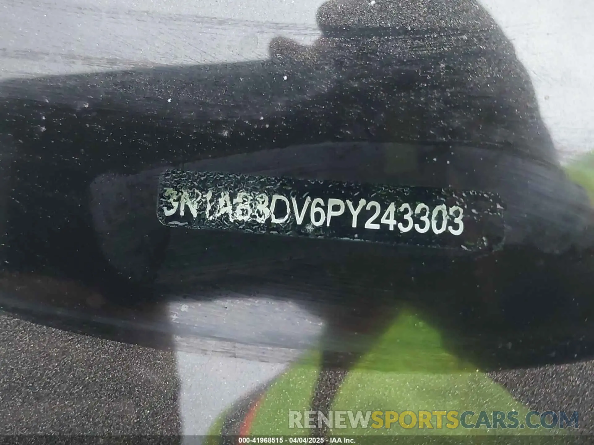 9 Photograph of a damaged car 3N1AB8DV6PY243303 NISSAN SENTRA 2023
