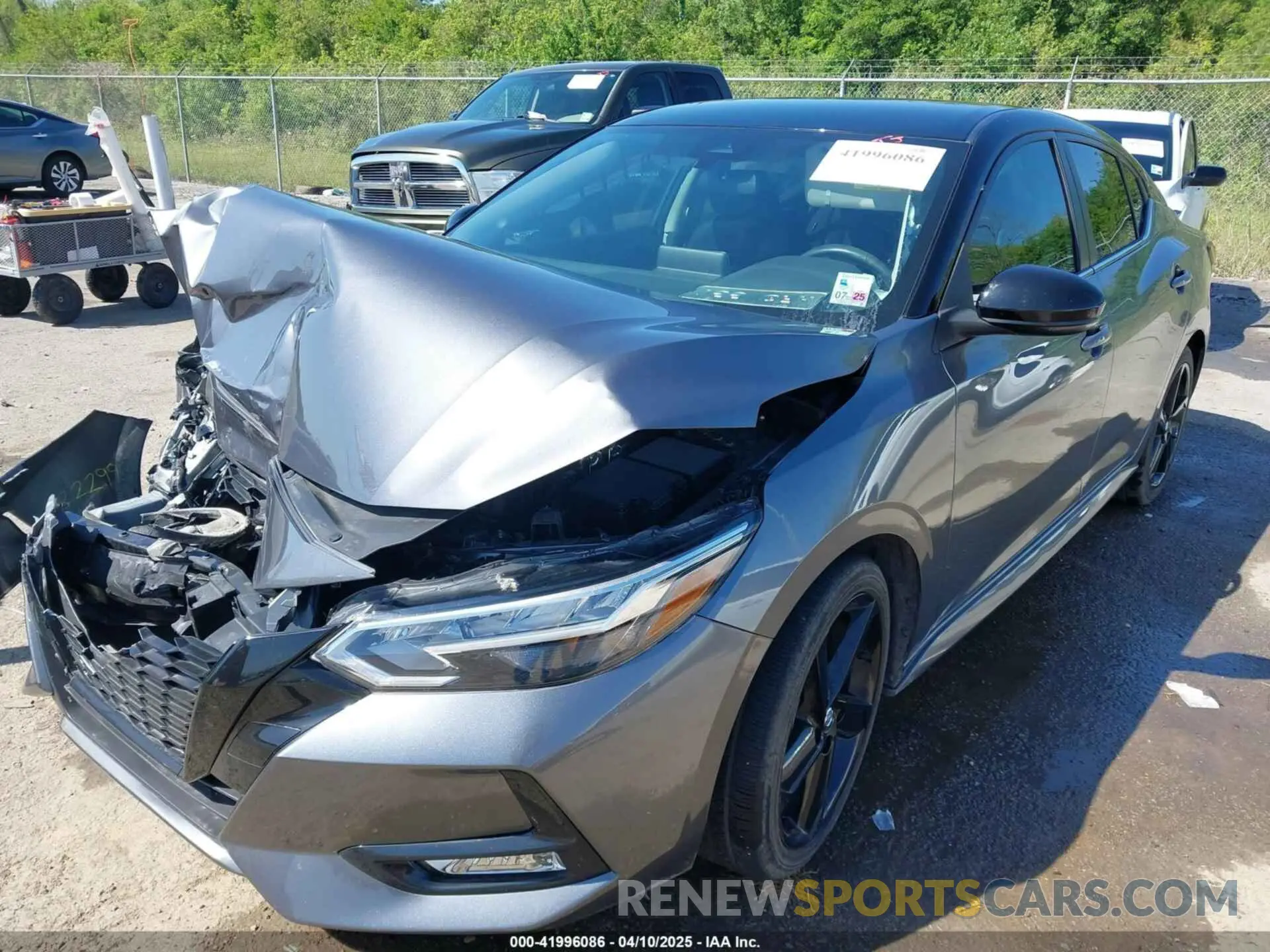 2 Photograph of a damaged car 3N1AB8DV6PY258674 NISSAN SENTRA 2023
