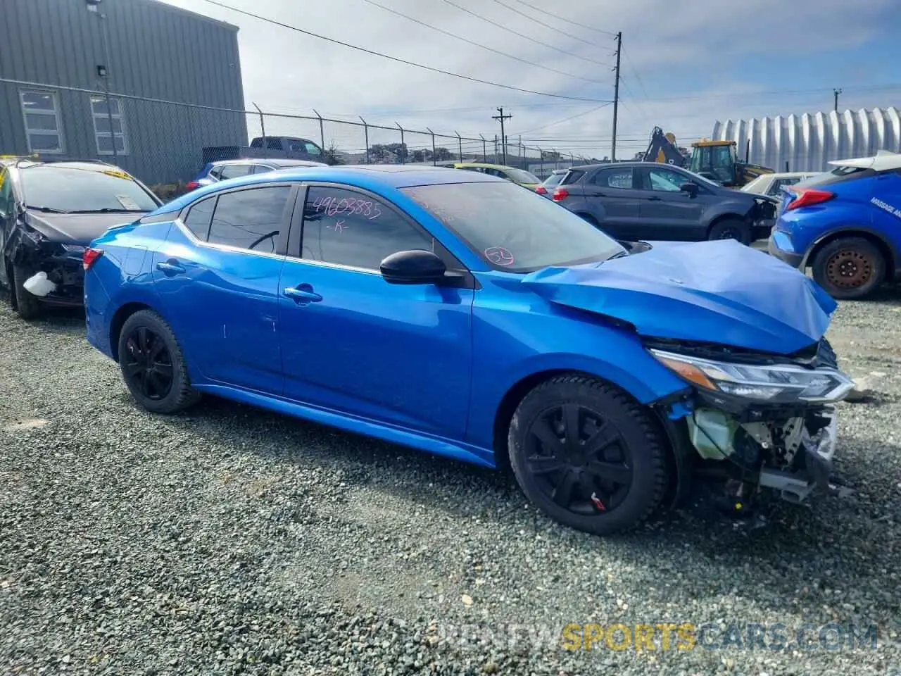 4 Photograph of a damaged car 3N1AB8DV6PY266970 NISSAN SENTRA 2023