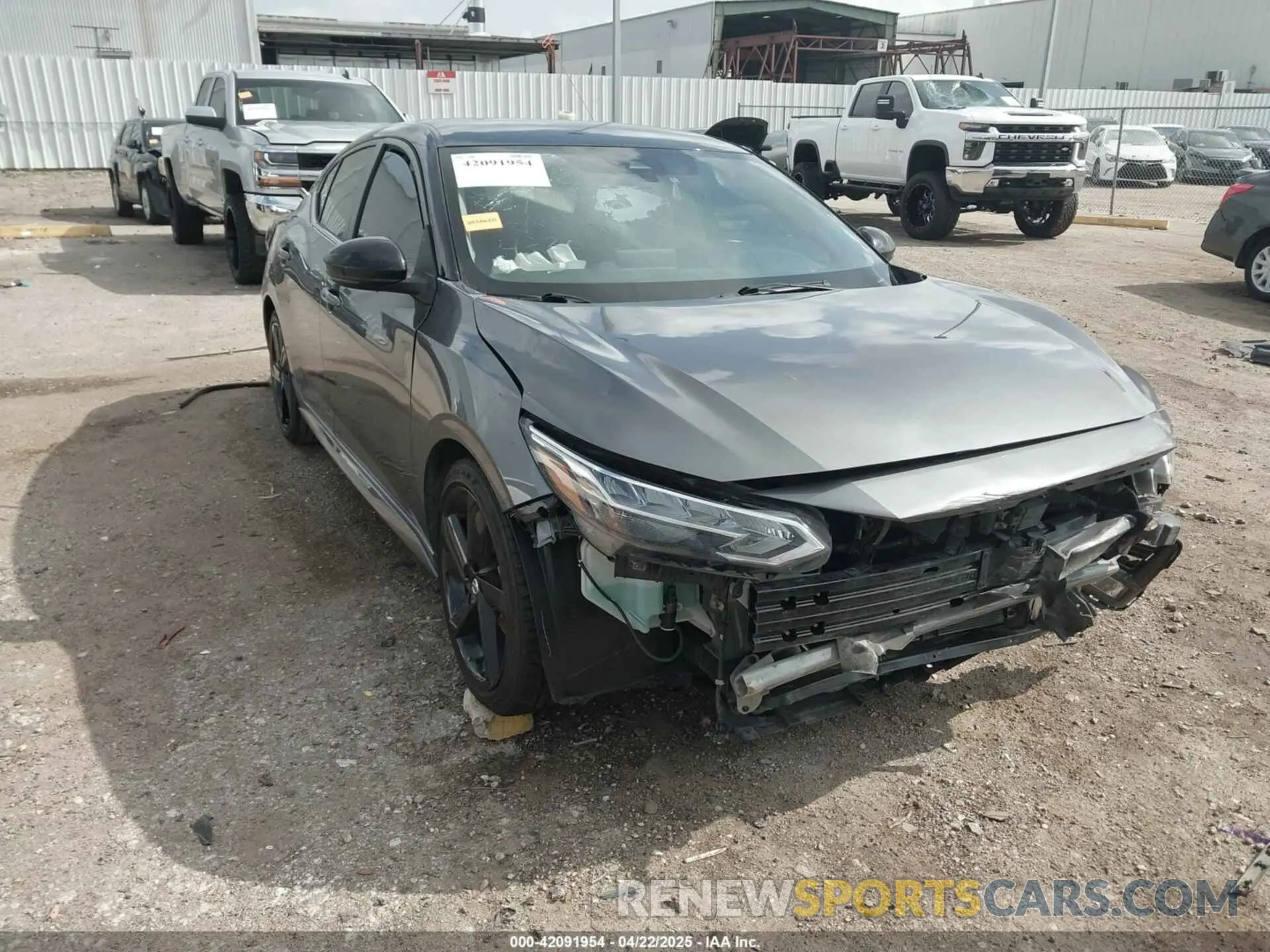 1 Photograph of a damaged car 3N1AB8DV6PY292954 NISSAN SENTRA 2023