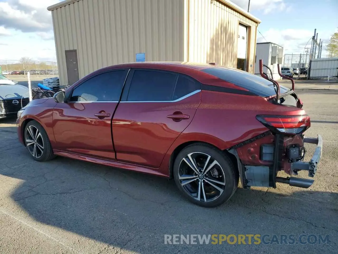 2 Photograph of a damaged car 3N1AB8DV7PY231645 NISSAN SENTRA 2023