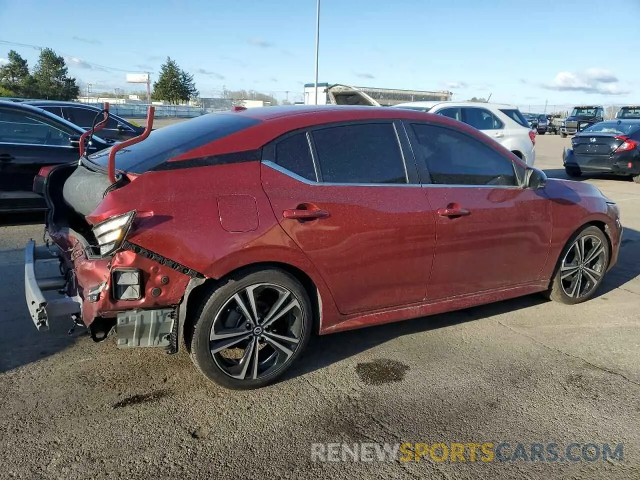3 Photograph of a damaged car 3N1AB8DV7PY231645 NISSAN SENTRA 2023