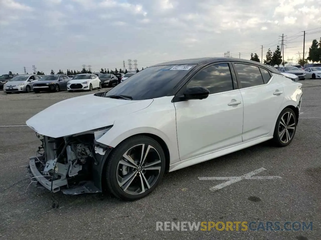 1 Photograph of a damaged car 3N1AB8DV7PY254505 NISSAN SENTRA 2023