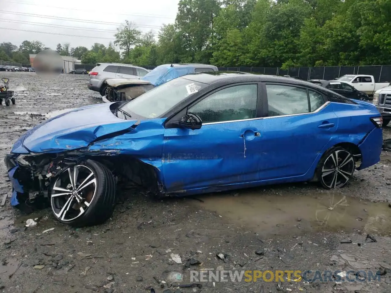 1 Photograph of a damaged car 3N1AB8DV7PY292428 NISSAN SENTRA 2023