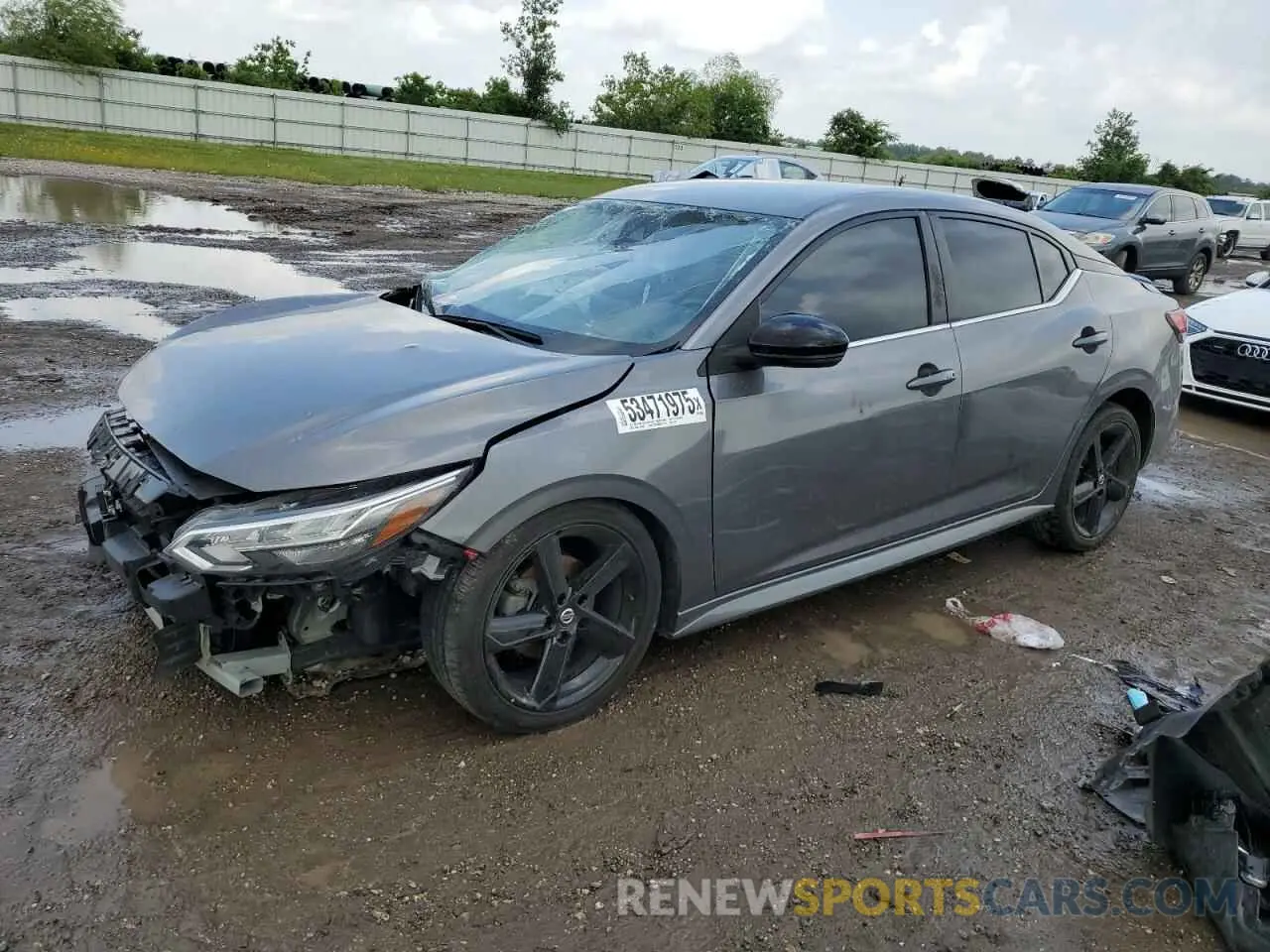 1 Photograph of a damaged car 3N1AB8DV7PY293904 NISSAN SENTRA 2023