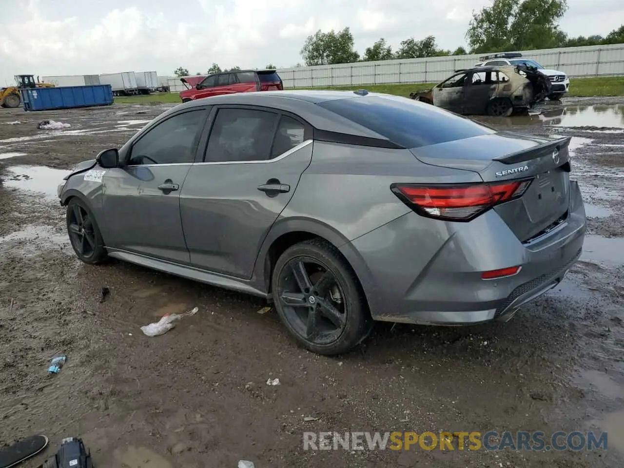 2 Photograph of a damaged car 3N1AB8DV7PY293904 NISSAN SENTRA 2023