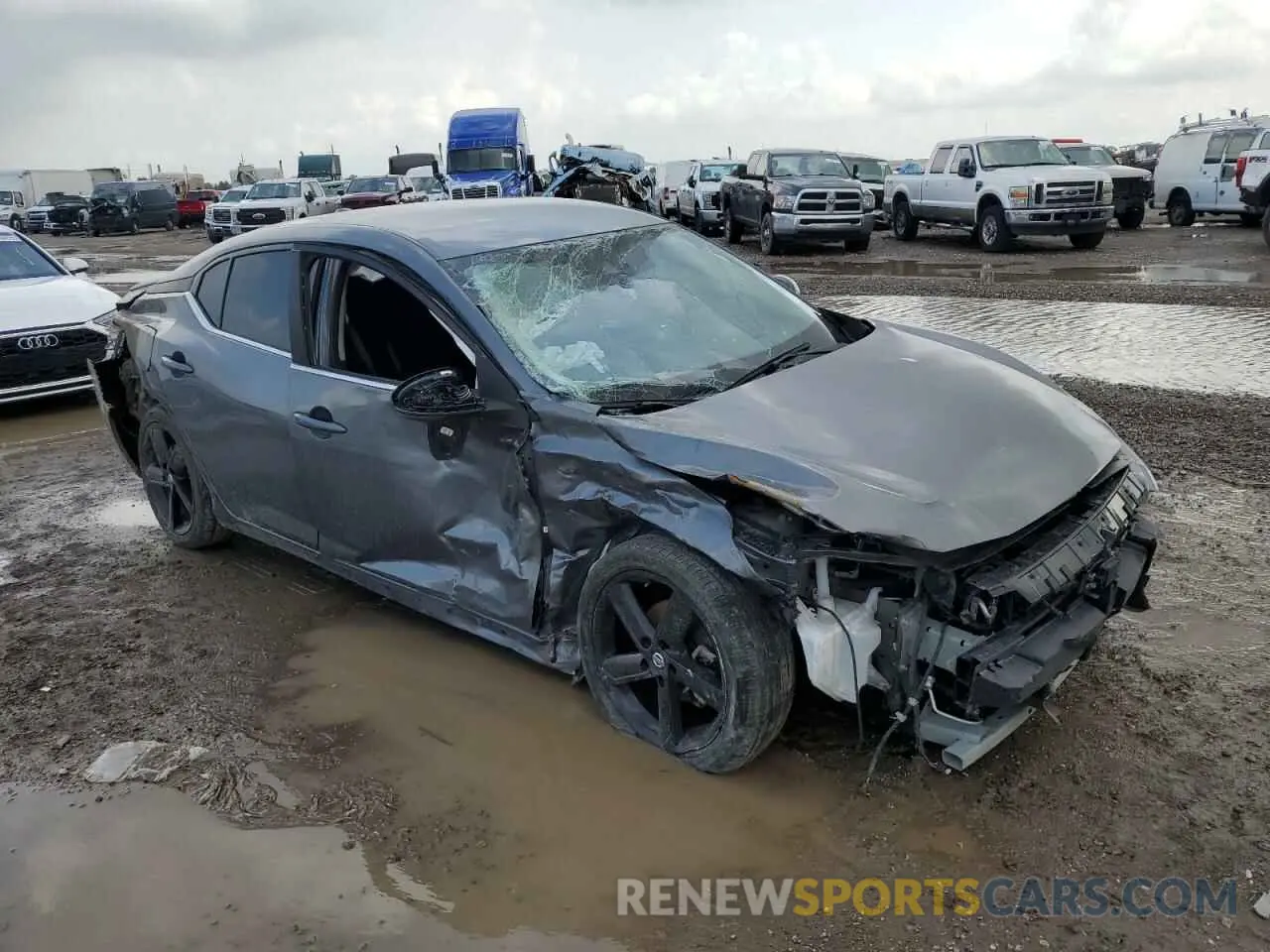 4 Photograph of a damaged car 3N1AB8DV7PY293904 NISSAN SENTRA 2023