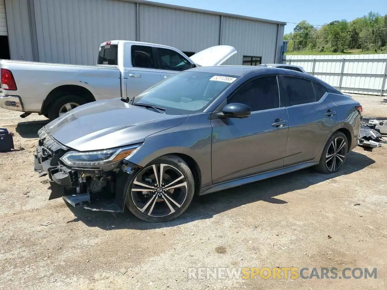 1 Photograph of a damaged car 3N1AB8DV8PY271569 NISSAN SENTRA 2023