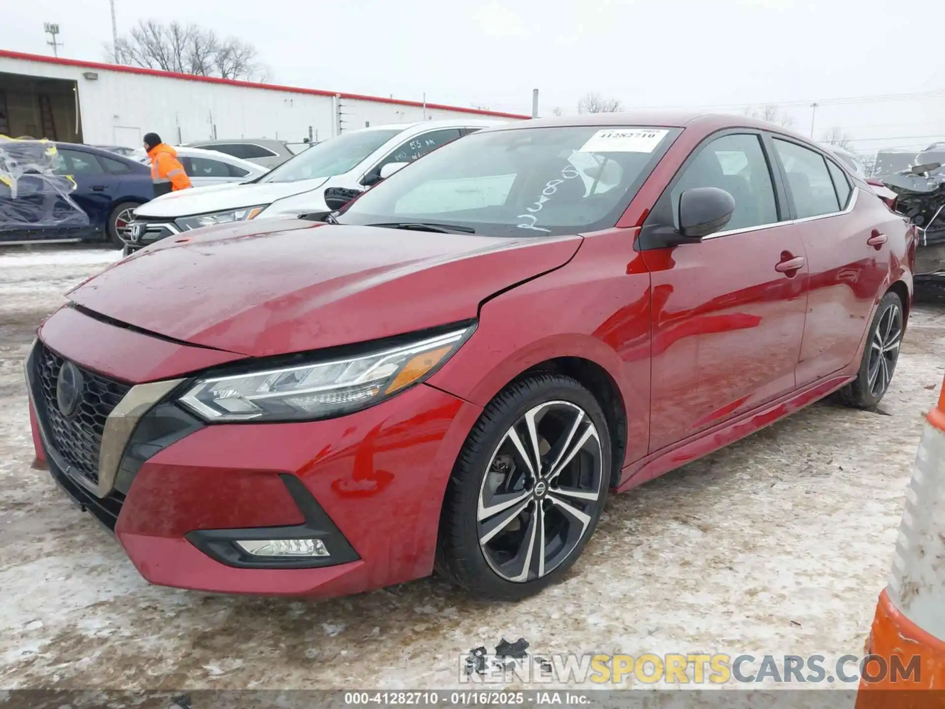 2 Photograph of a damaged car 3N1AB8DV9PY225832 NISSAN SENTRA 2023