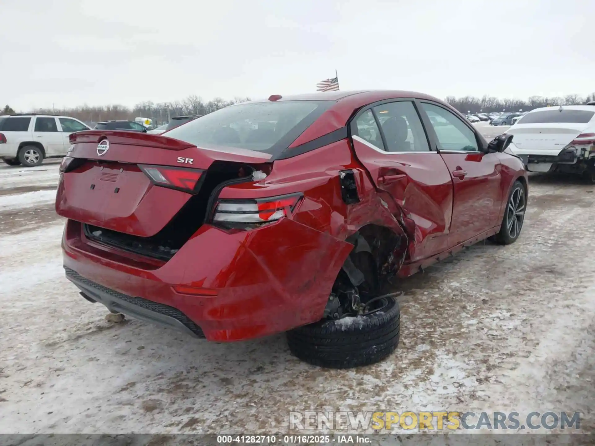 4 Photograph of a damaged car 3N1AB8DV9PY225832 NISSAN SENTRA 2023