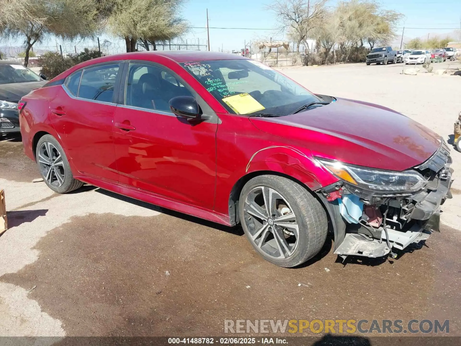 1 Photograph of a damaged car 3N1AB8DV9PY239391 NISSAN SENTRA 2023