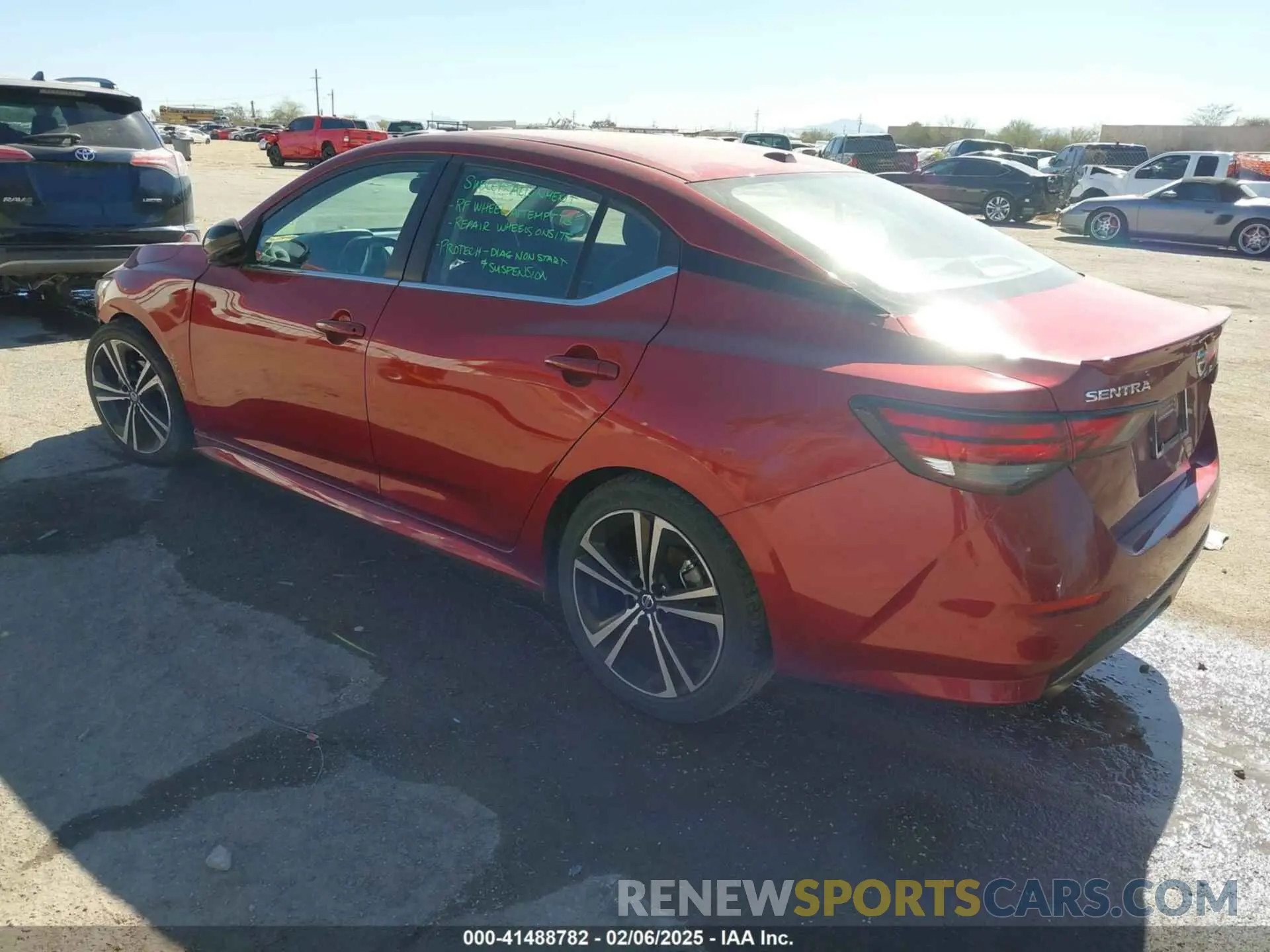 3 Photograph of a damaged car 3N1AB8DV9PY239391 NISSAN SENTRA 2023