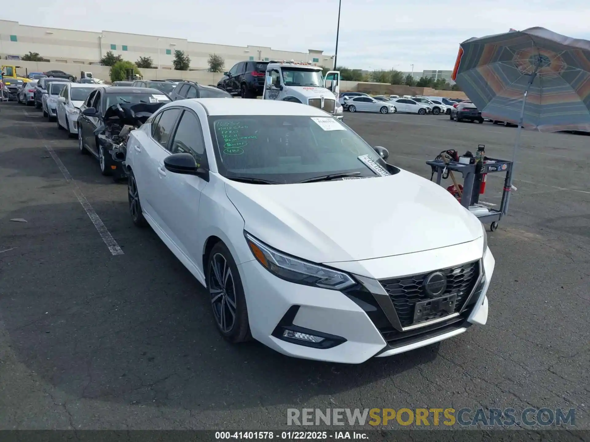 1 Photograph of a damaged car 3N1AB8DV9PY260497 NISSAN SENTRA 2023