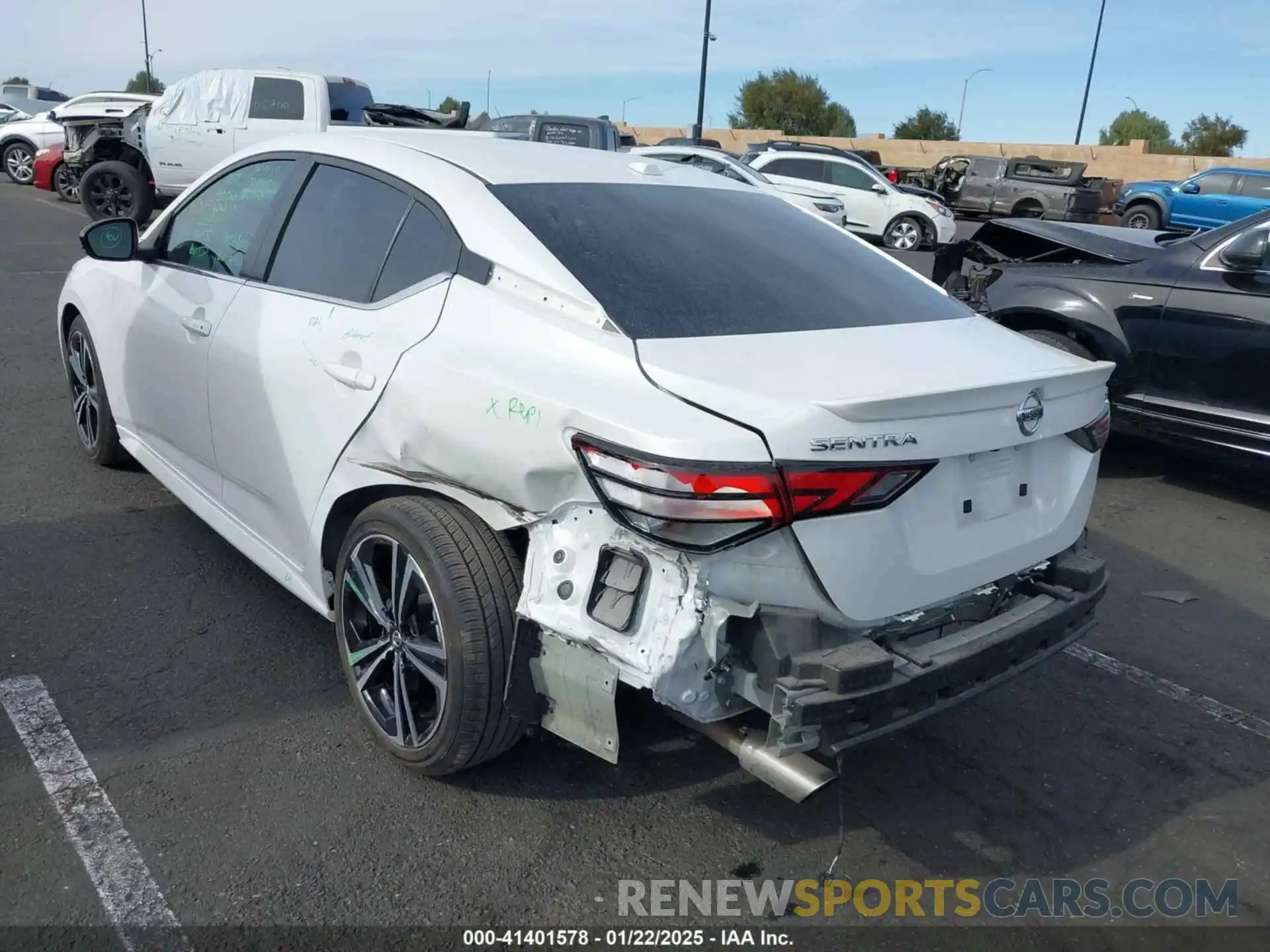 3 Photograph of a damaged car 3N1AB8DV9PY260497 NISSAN SENTRA 2023