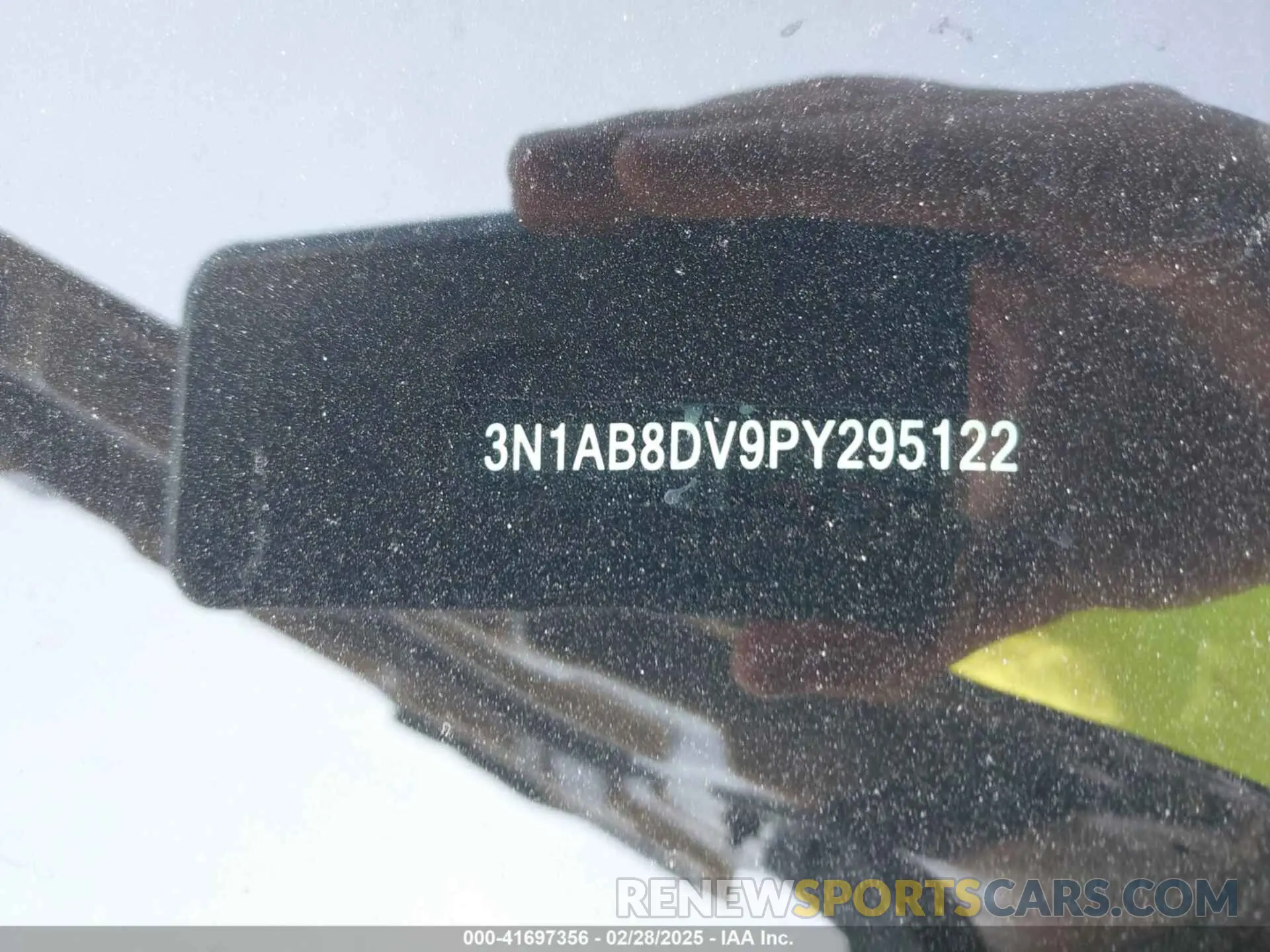 9 Photograph of a damaged car 3N1AB8DV9PY295122 NISSAN SENTRA 2023