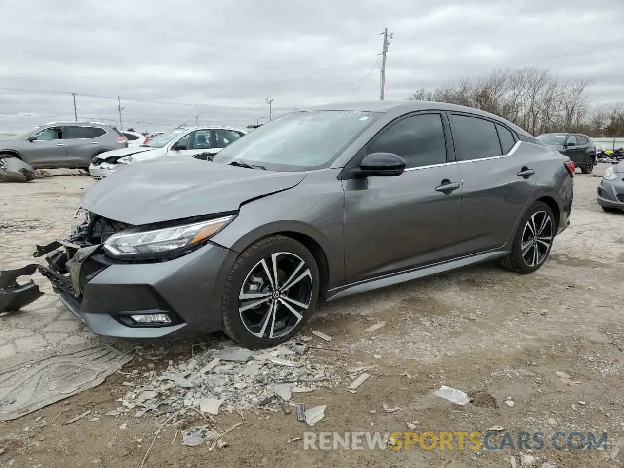 1 Photograph of a damaged car 3N1AB8DVXPY234734 NISSAN SENTRA 2023