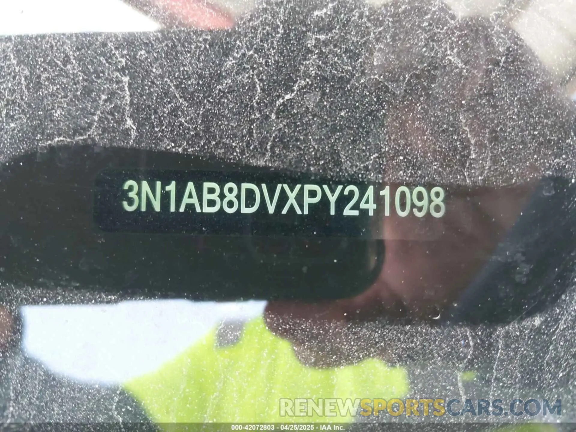 9 Photograph of a damaged car 3N1AB8DVXPY241098 NISSAN SENTRA 2023