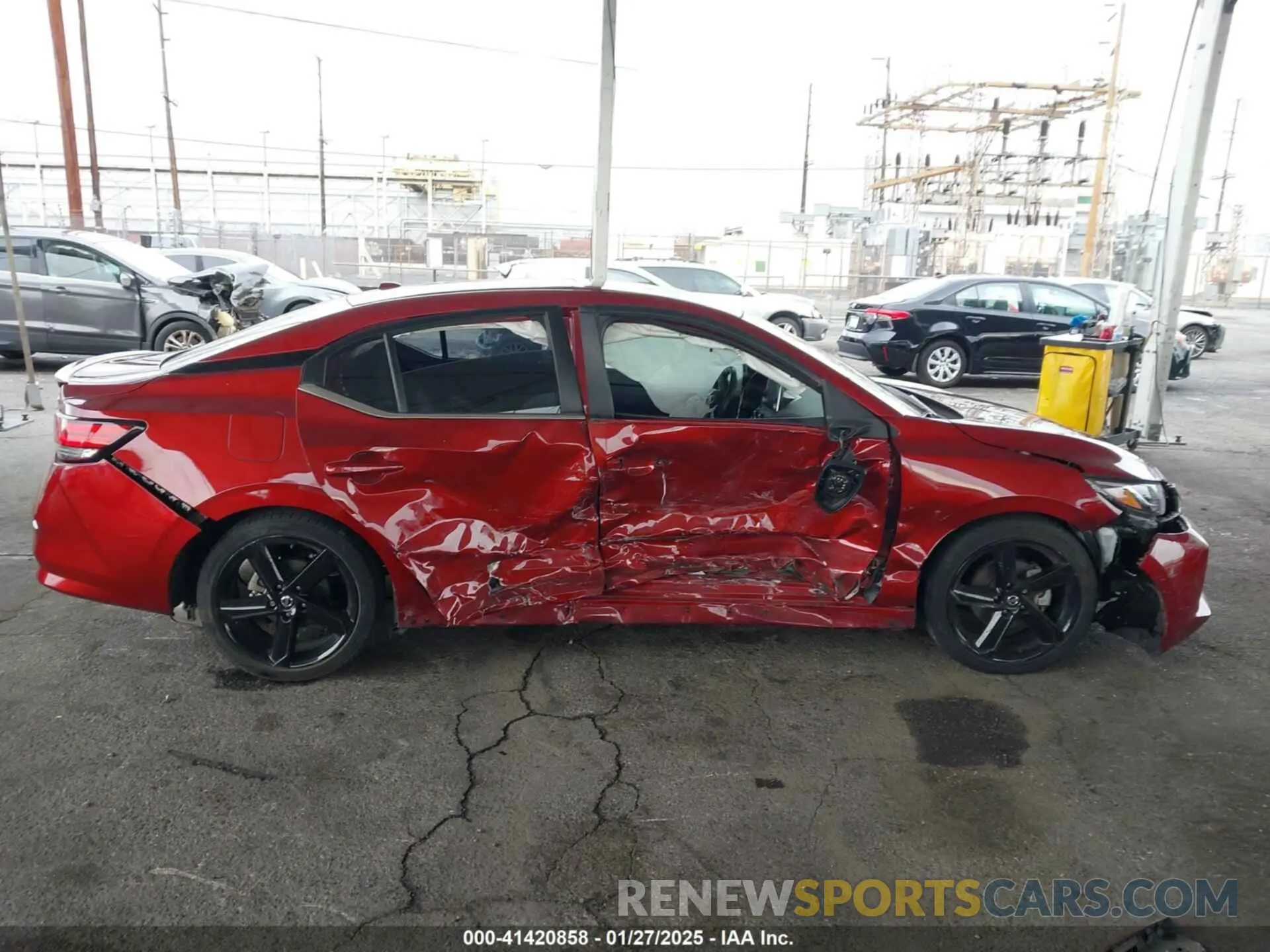 14 Photograph of a damaged car 3N1AB8DVXPY323445 NISSAN SENTRA 2023