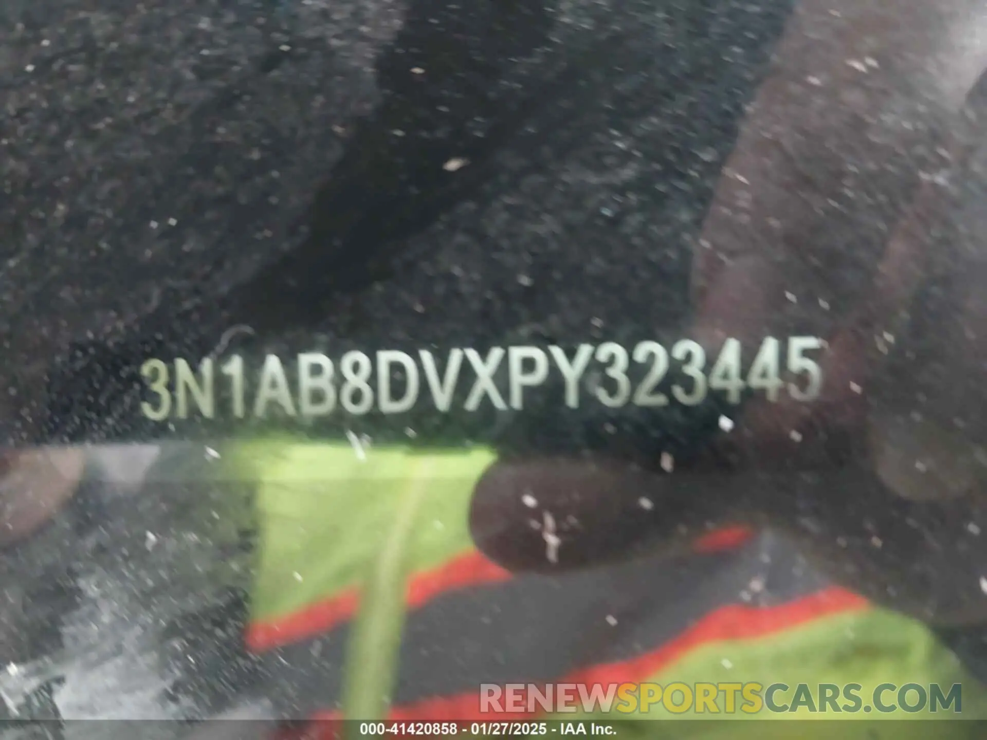9 Photograph of a damaged car 3N1AB8DVXPY323445 NISSAN SENTRA 2023