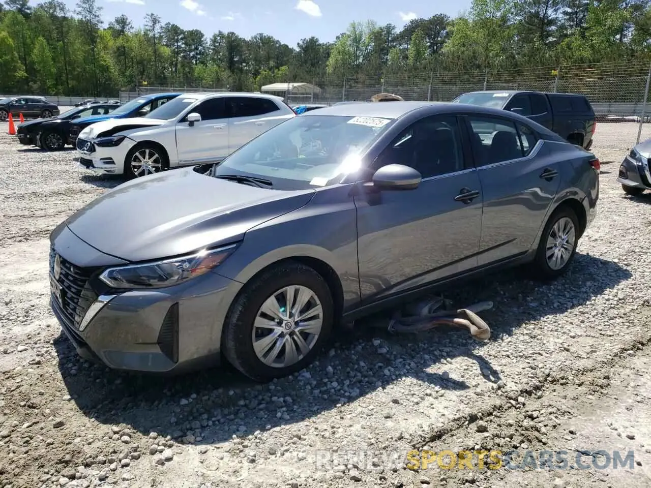 1 Photograph of a damaged car 3N1AB8BV0RY283463 NISSAN SENTRA 2024