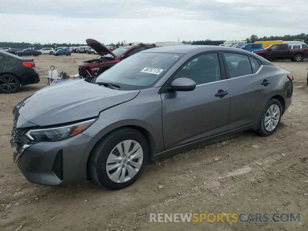 1 Photograph of a damaged car 3N1AB8BV0RY287075 NISSAN SENTRA 2024