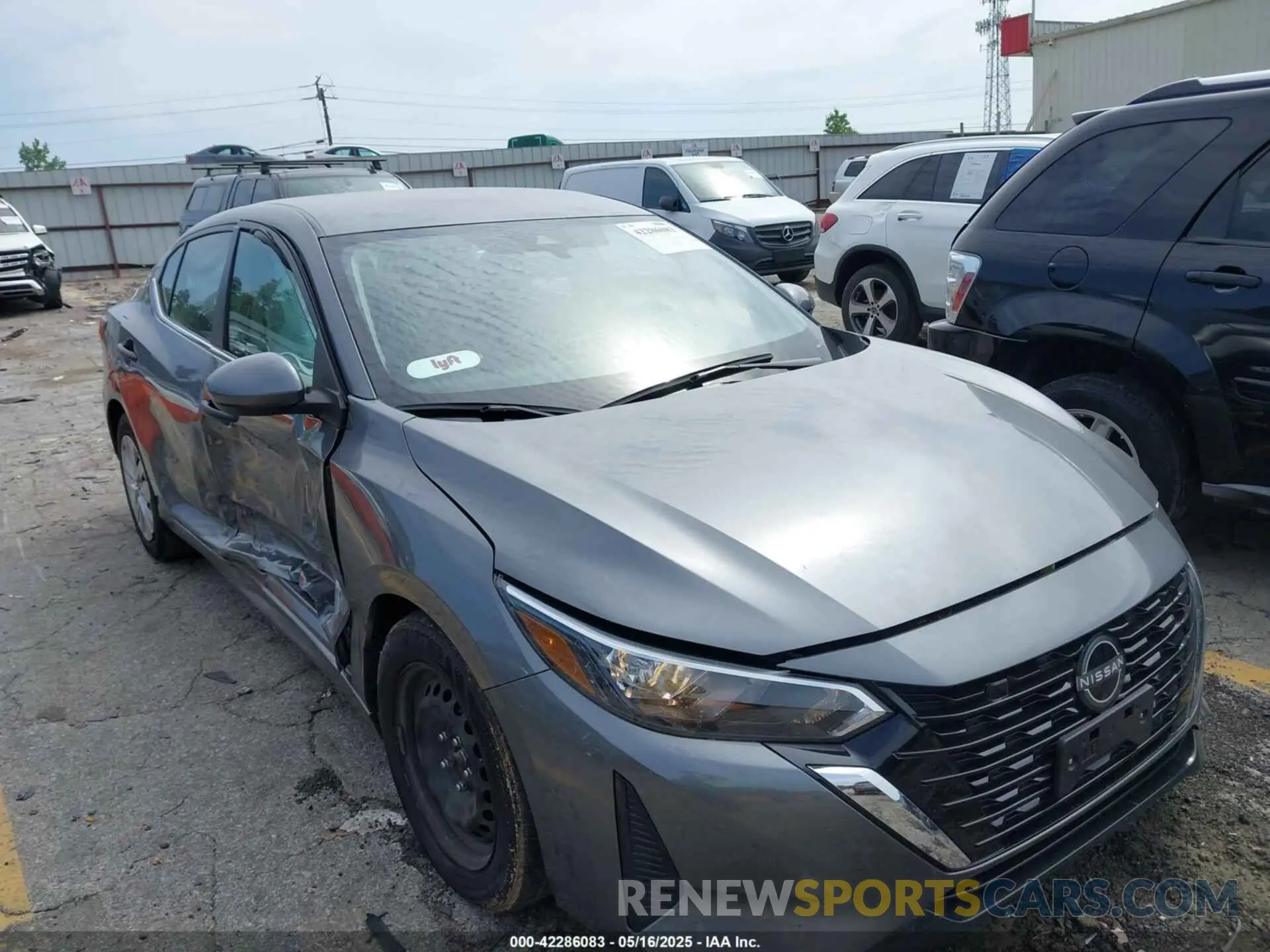 1 Photograph of a damaged car 3N1AB8BV0RY288713 NISSAN SENTRA 2024