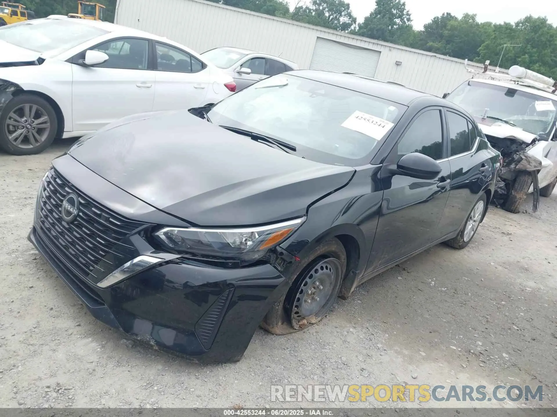 2 Photograph of a damaged car 3N1AB8BV0RY296116 NISSAN SENTRA 2024