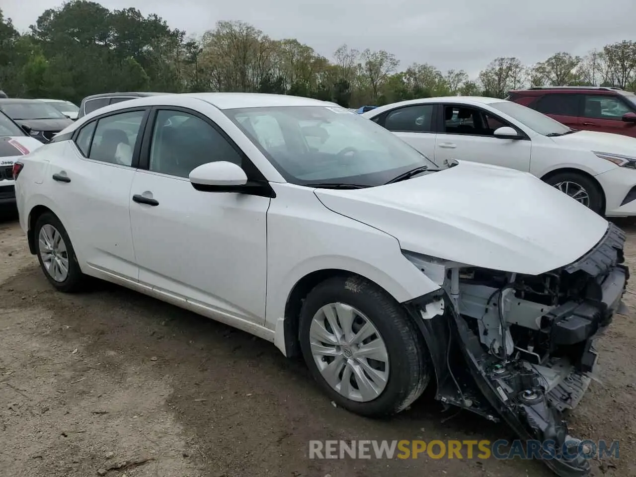 4 Photograph of a damaged car 3N1AB8BV1RY307298 NISSAN SENTRA 2024