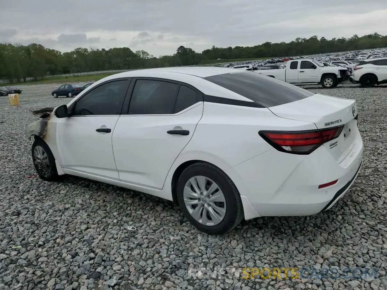 2 Photograph of a damaged car 3N1AB8BV1RY323369 NISSAN SENTRA 2024