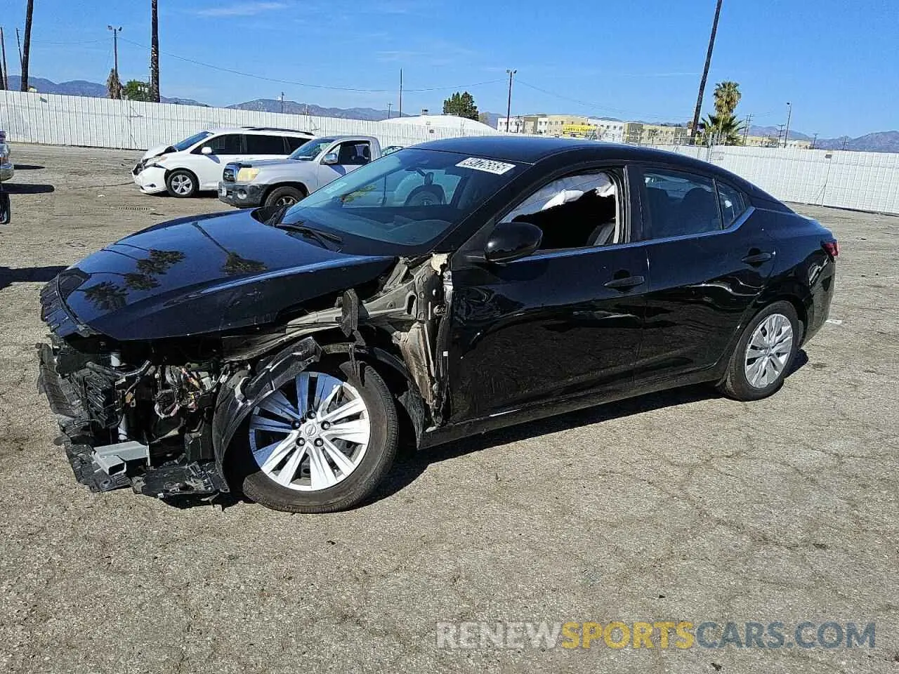 1 Photograph of a damaged car 3N1AB8BV1RY376721 NISSAN SENTRA 2024