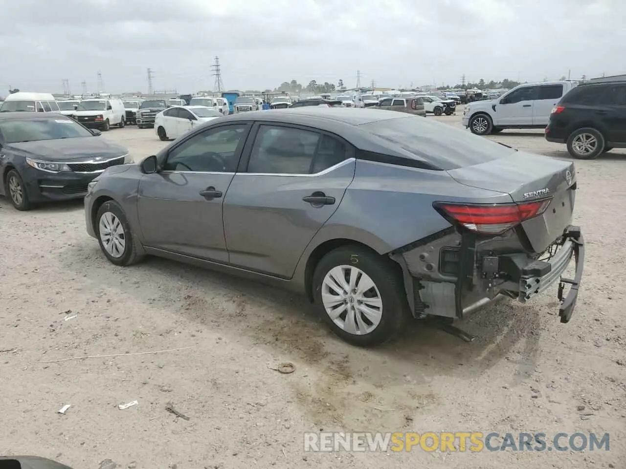 2 Photograph of a damaged car 3N1AB8BV2RY206965 NISSAN SENTRA 2024