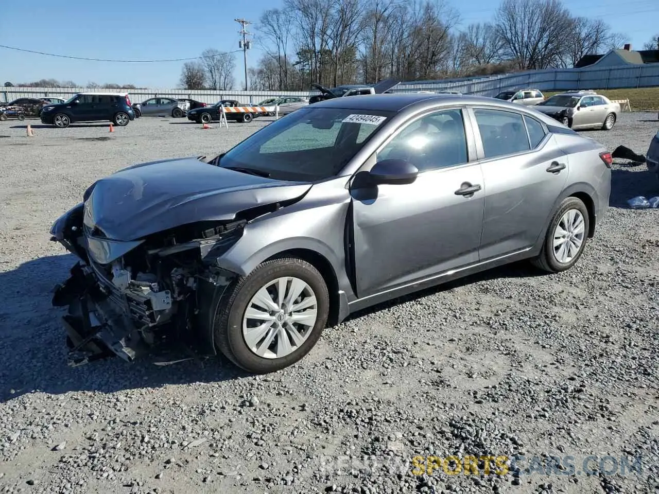 1 Photograph of a damaged car 3N1AB8BV2RY248441 NISSAN SENTRA 2024