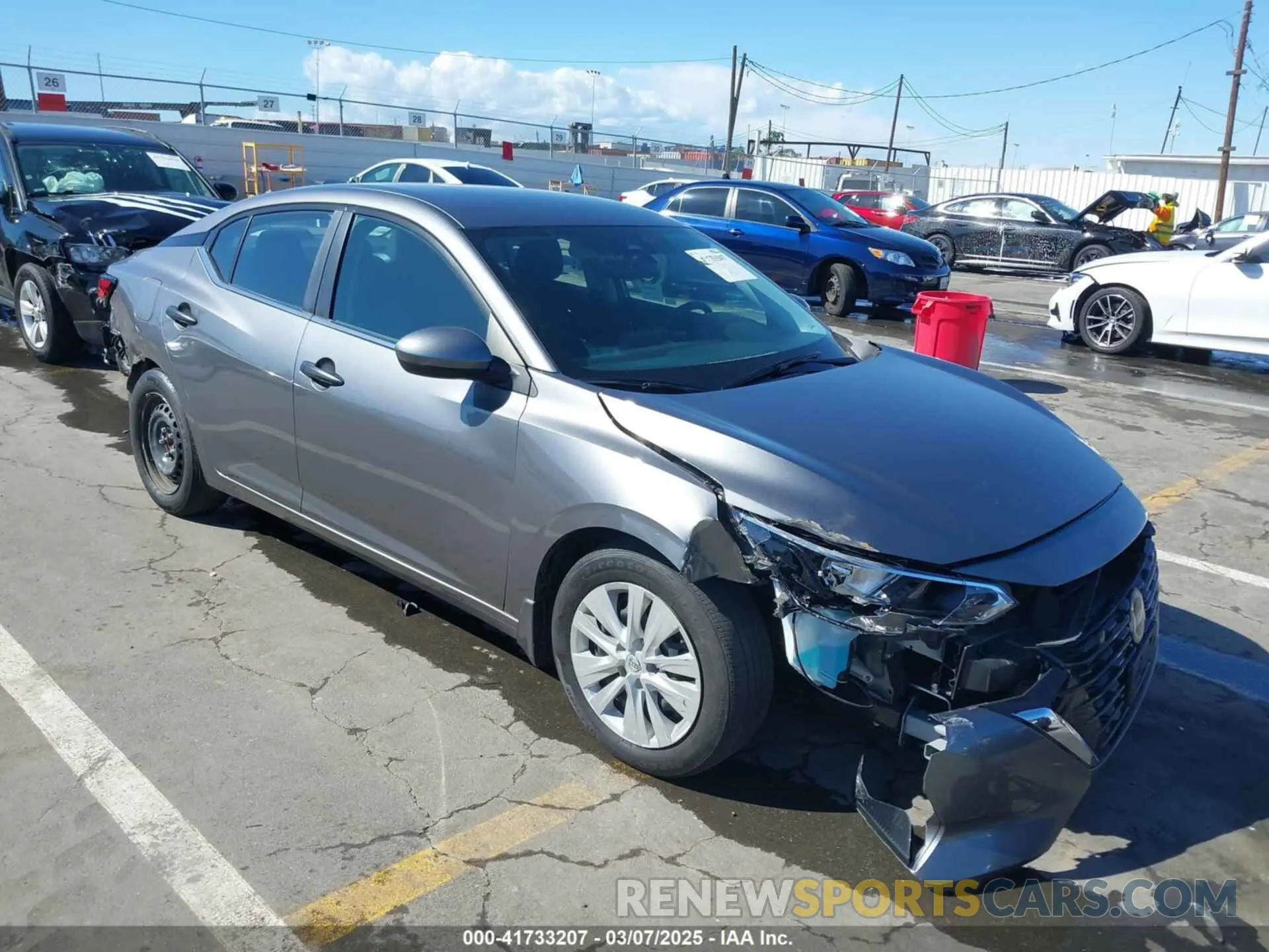 1 Photograph of a damaged car 3N1AB8BV2RY278670 NISSAN SENTRA 2024