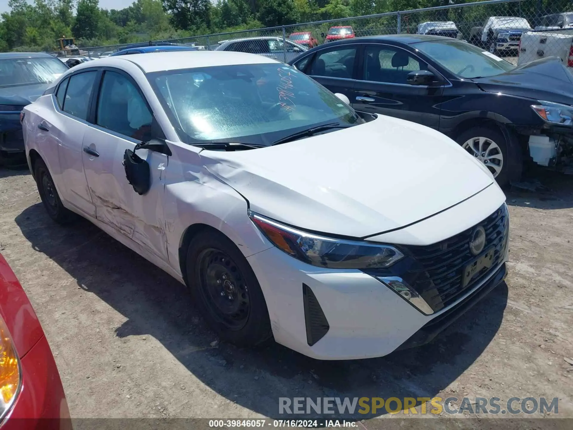 1 Photograph of a damaged car 3N1AB8BV2RY286767 NISSAN SENTRA 2024