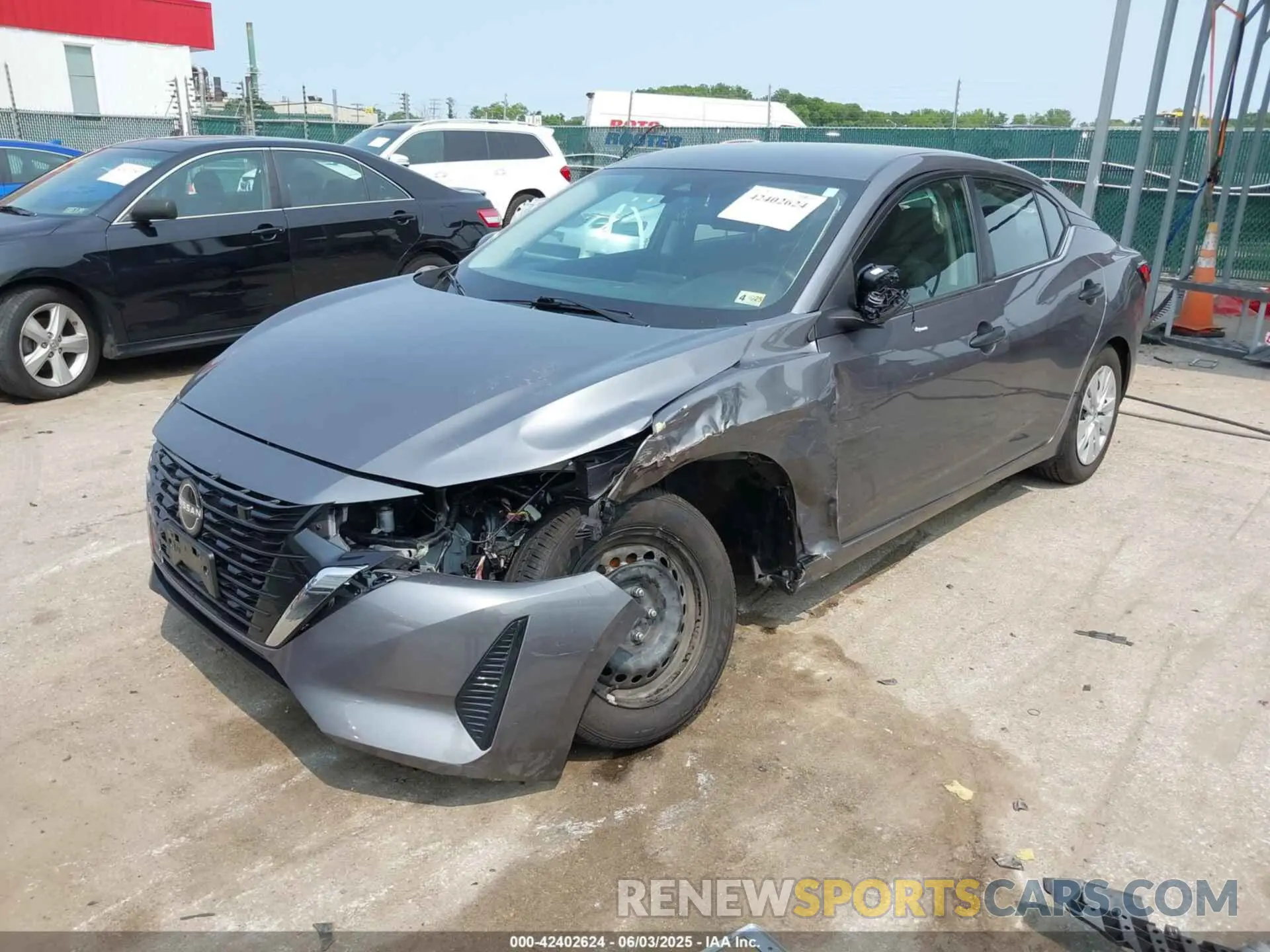 2 Photograph of a damaged car 3N1AB8BV2RY287255 NISSAN SENTRA 2024