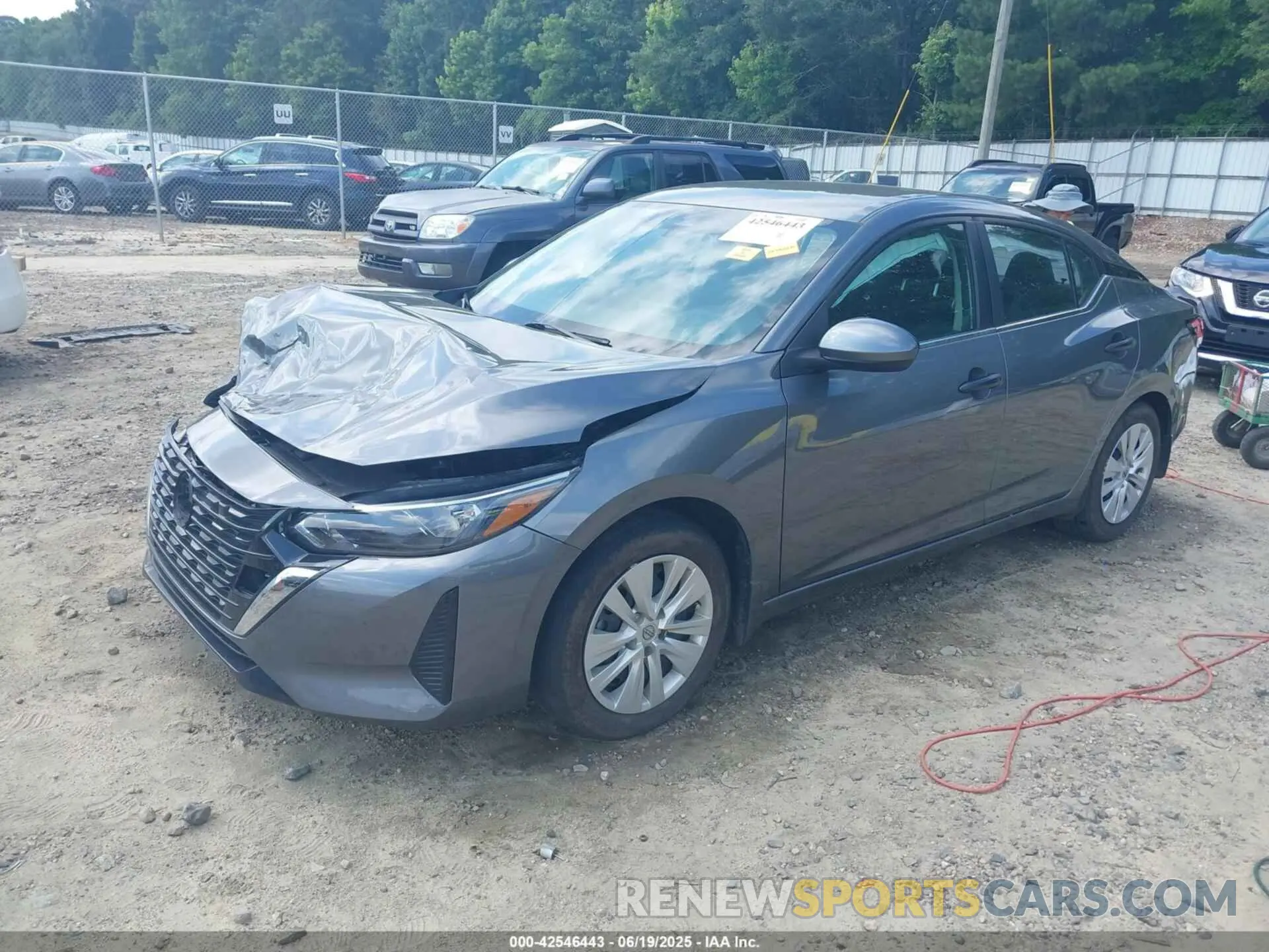 2 Photograph of a damaged car 3N1AB8BV2RY304541 NISSAN SENTRA 2024