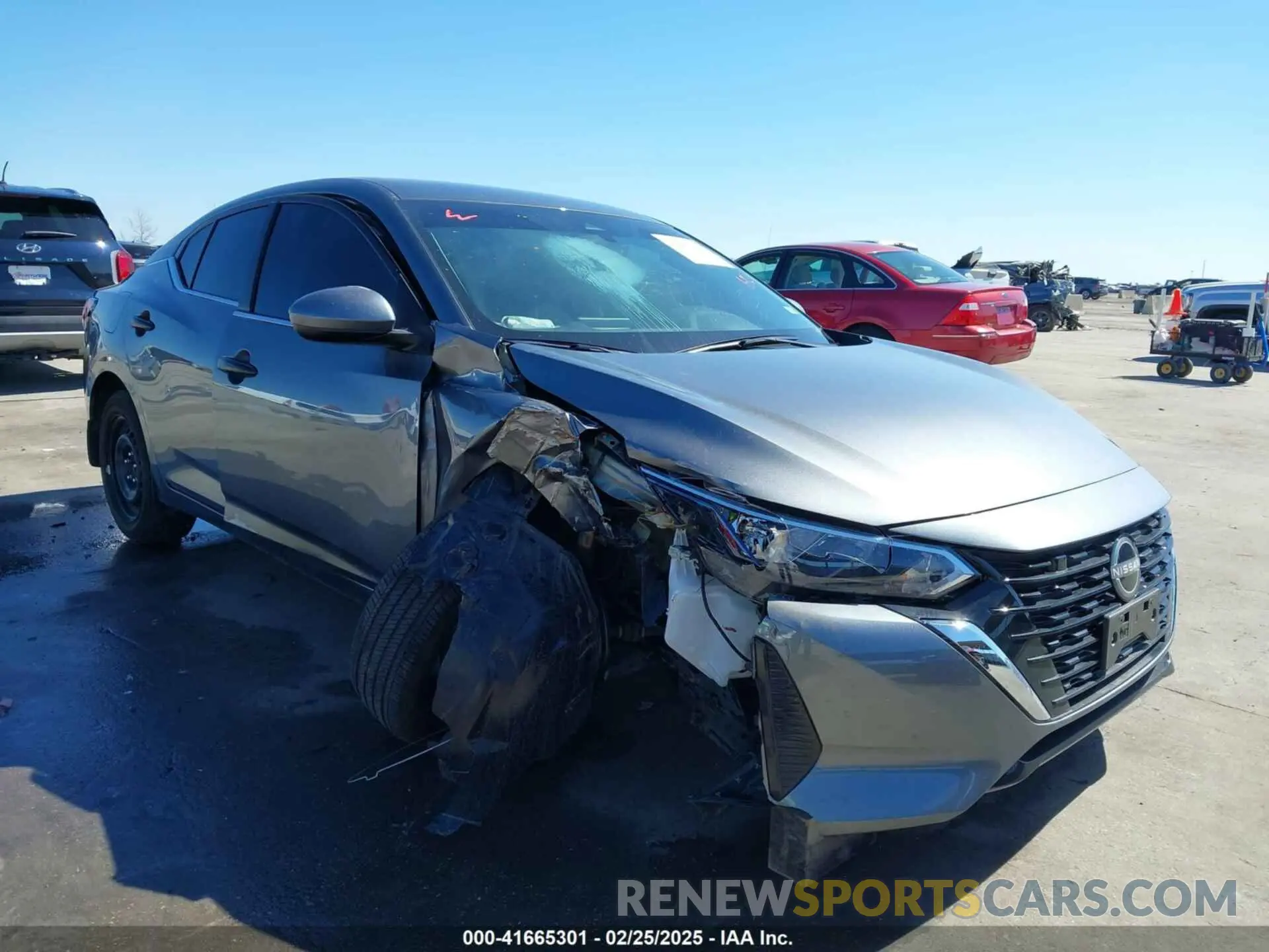 1 Photograph of a damaged car 3N1AB8BV2RY308668 NISSAN SENTRA 2024