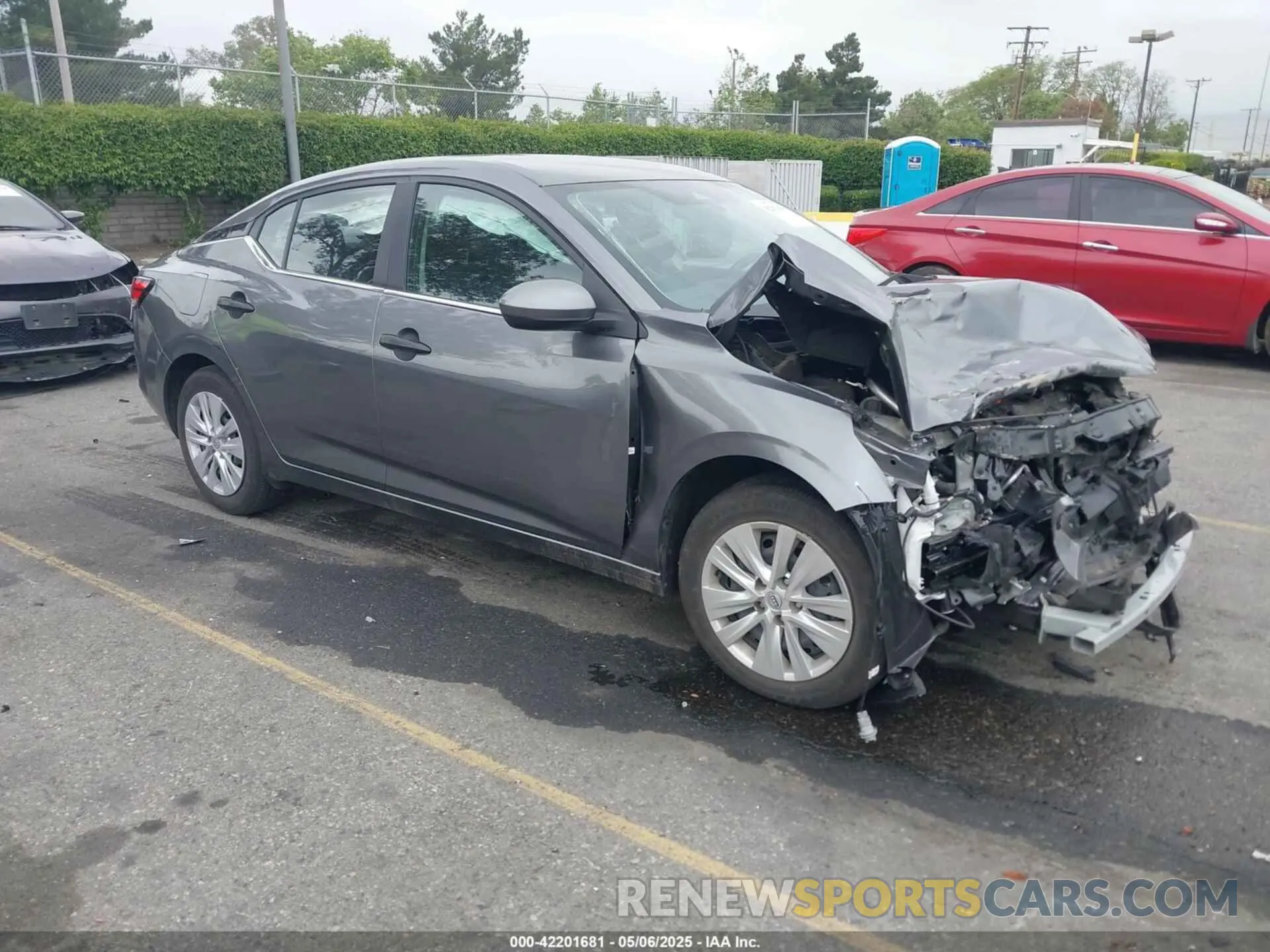 1 Photograph of a damaged car 3N1AB8BV2RY322960 NISSAN SENTRA 2024