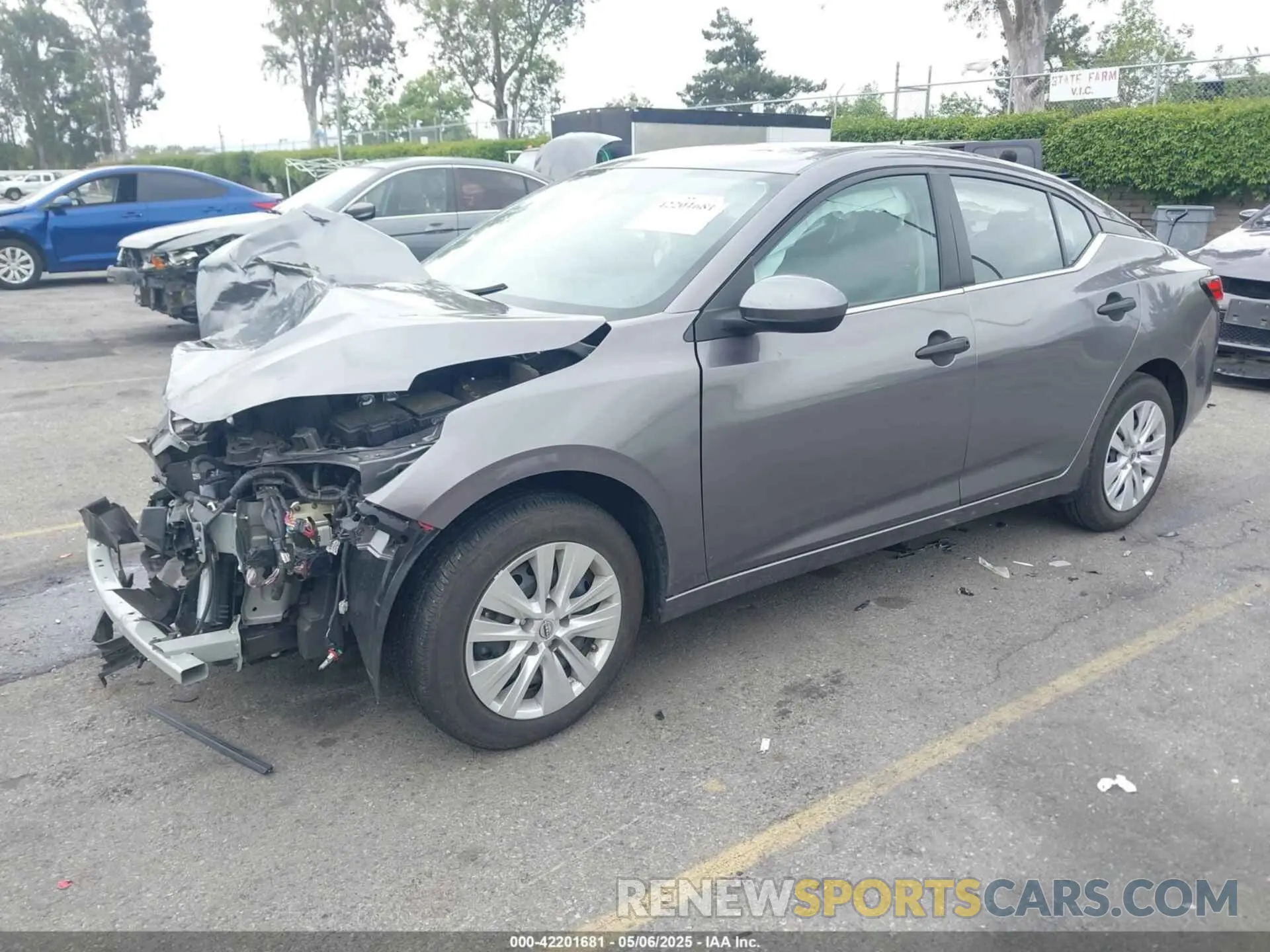 2 Photograph of a damaged car 3N1AB8BV2RY322960 NISSAN SENTRA 2024